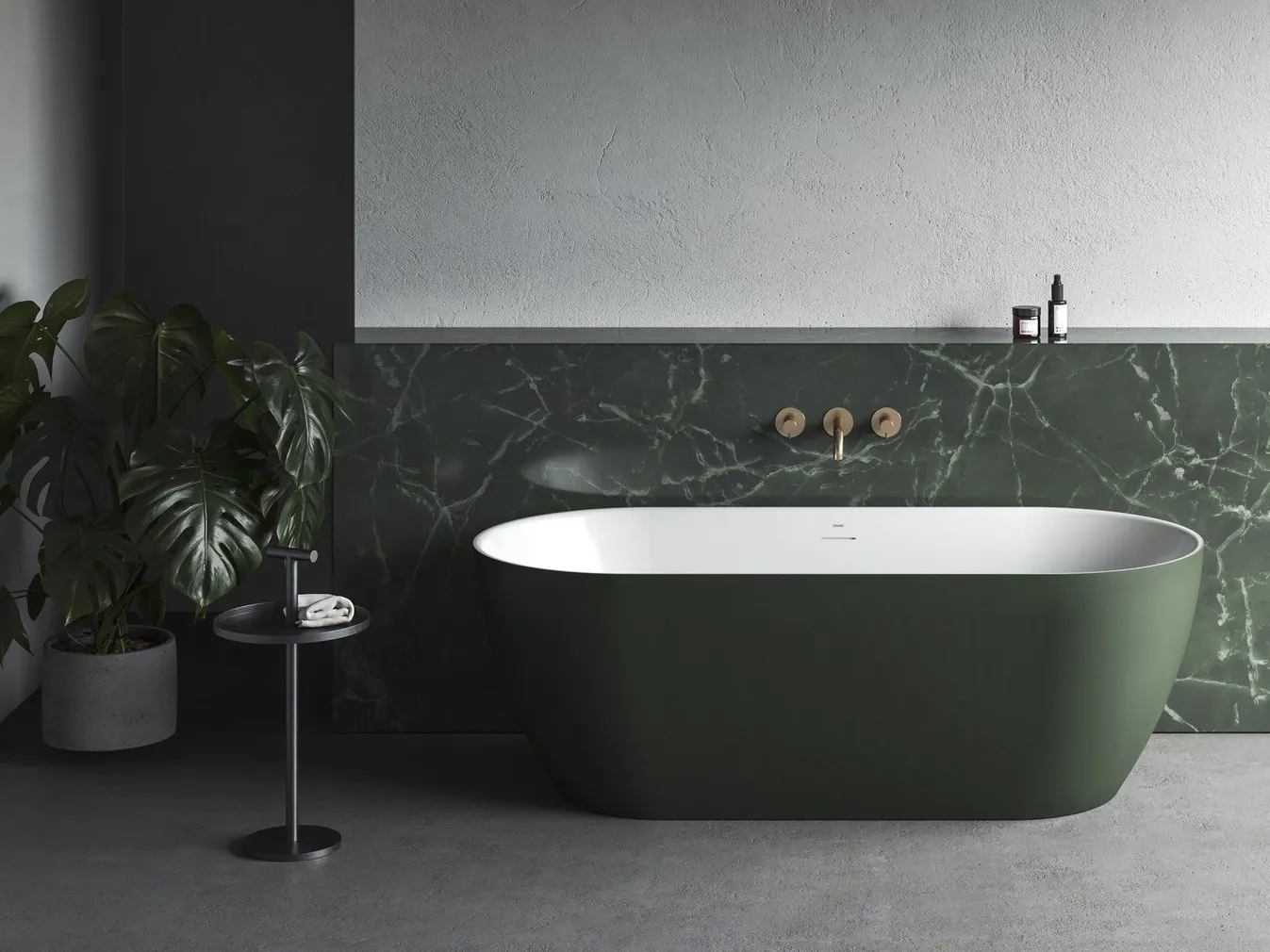 AKRÜÜLVANN RAVAK FREEDOM O TEC 170X77CM GREY GREEN/VALGE