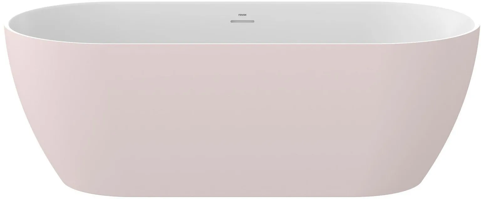 AKRÜÜLVANN RAVAK FREEDOM O TEC 170X77CM ALABASTER PINK/VALGE