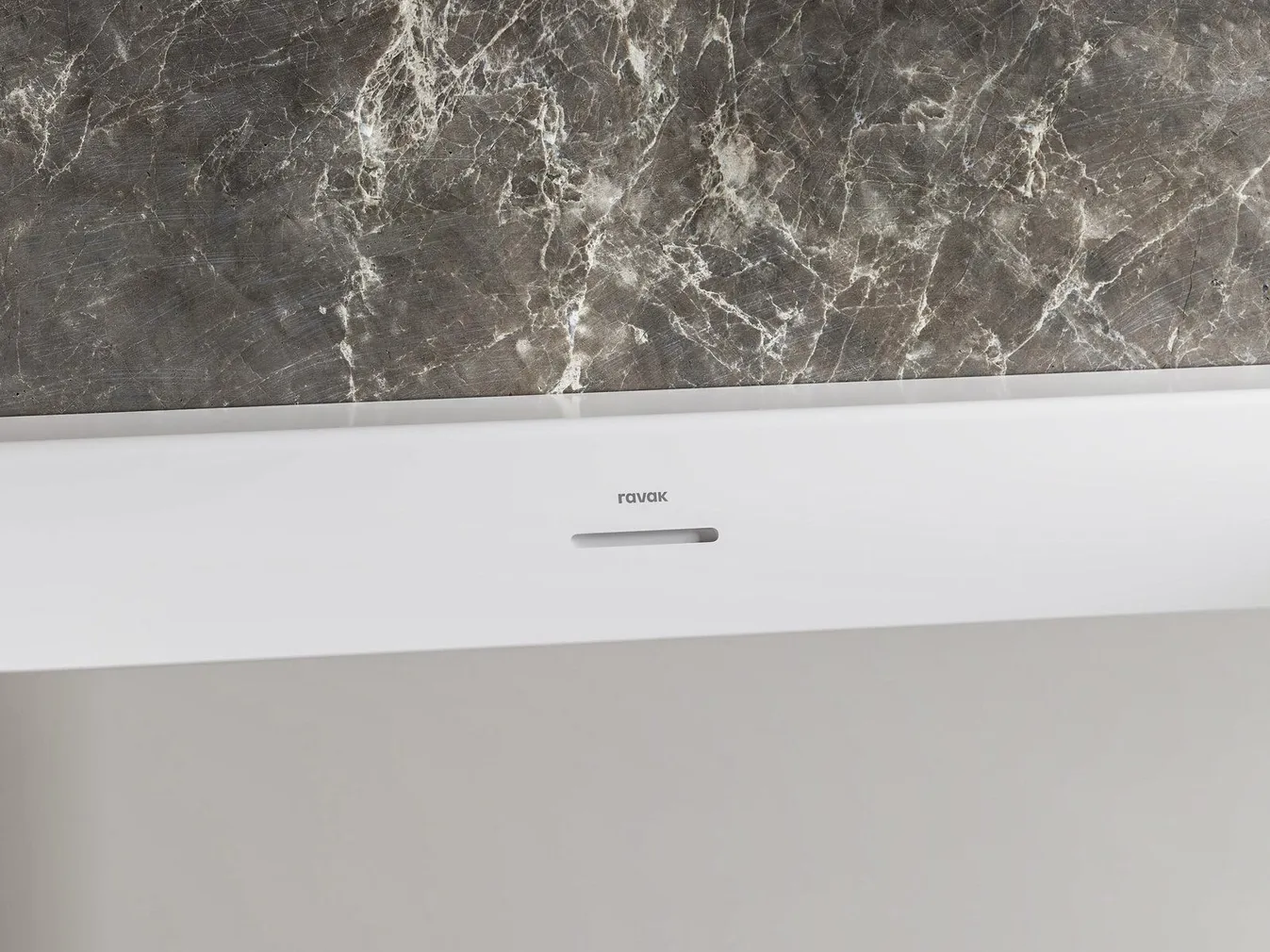 AKRÜÜLVANN RAVAK FREEDOM WALL TEC 170X87CM SMOKE GREY/VALGE