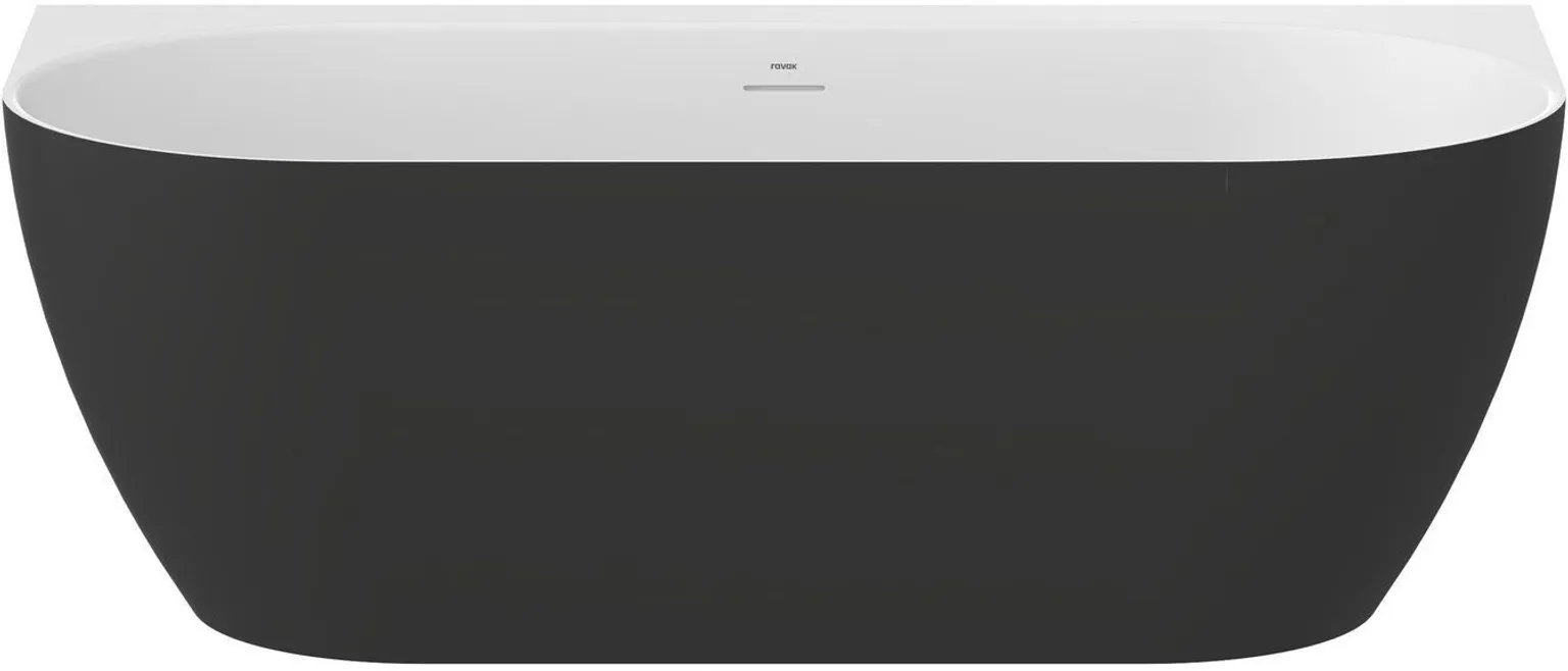 AKRÜÜLVANN RAVAK FREEDOM WALL TEC 170X87CM MUST/VALGE