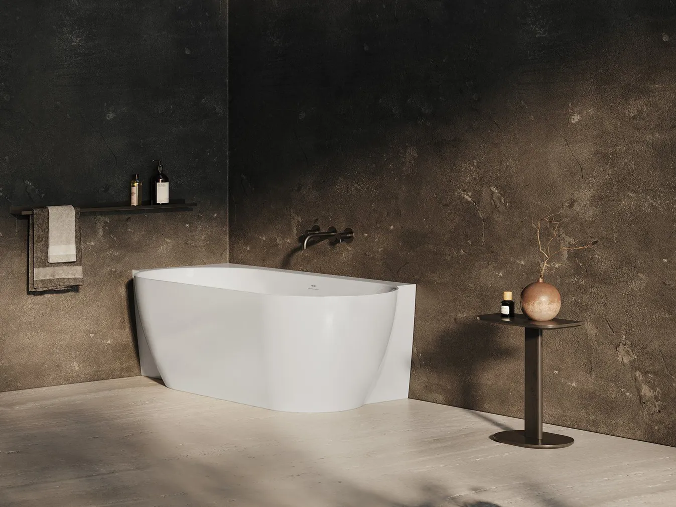 AKRÜÜLVANN RAVAK FREEDOM CORNER II TEC L 175X86CM VASAK, VALGE/KROOM