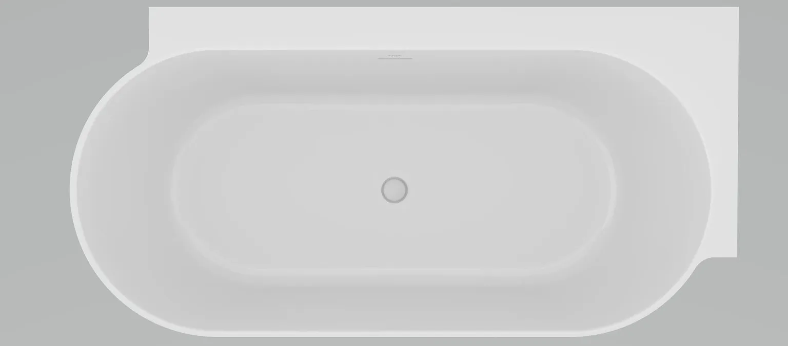 AKRÜÜLVANN RAVAK FREEDOM CORNER II TEC R 175X86CM PAREM, VALGE/VALGE