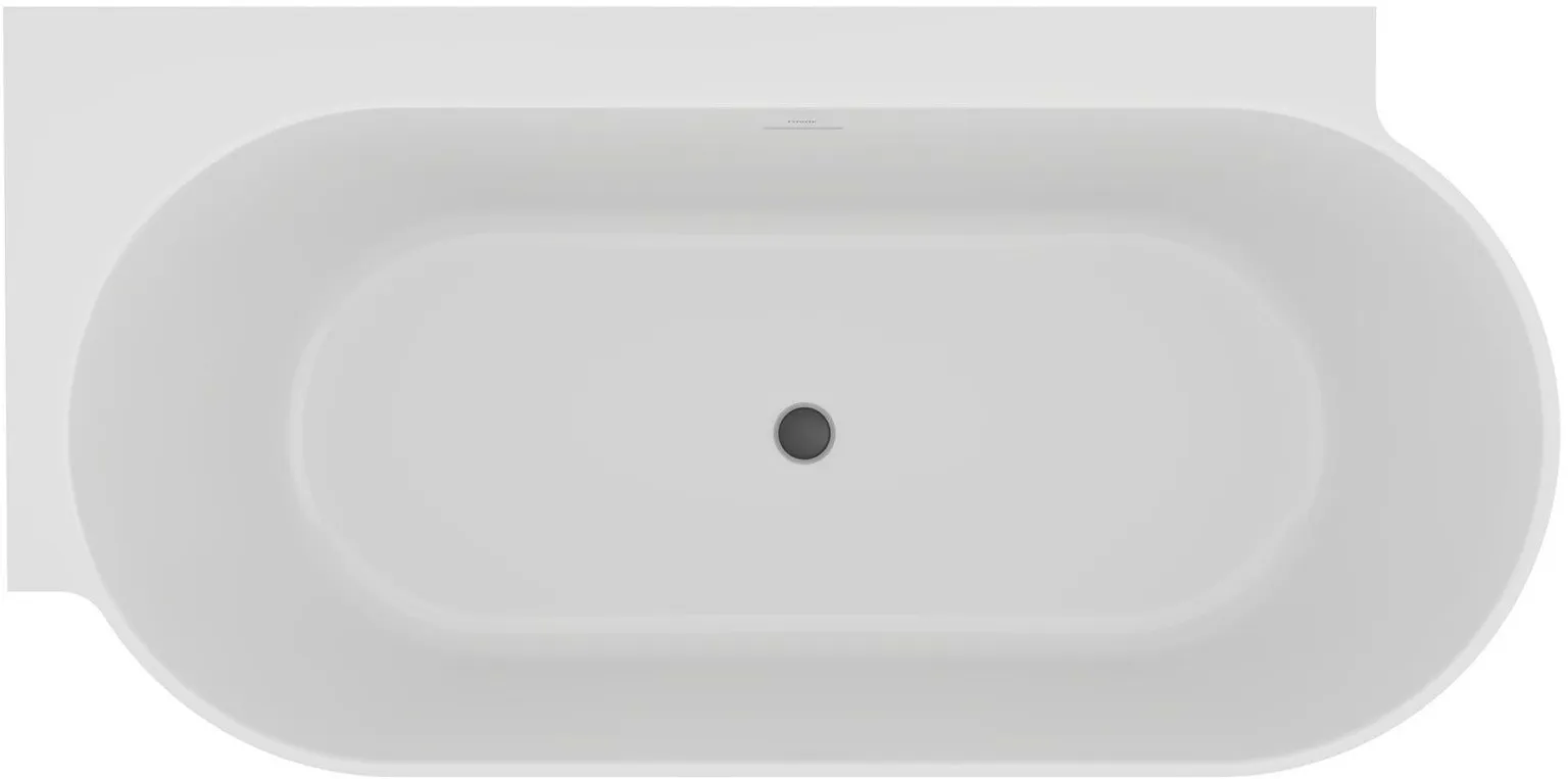 AKRÜÜLVANN RAVAK FREEDOM CORNER II TEC L 175X86CM VASAK, VALGE/MUST