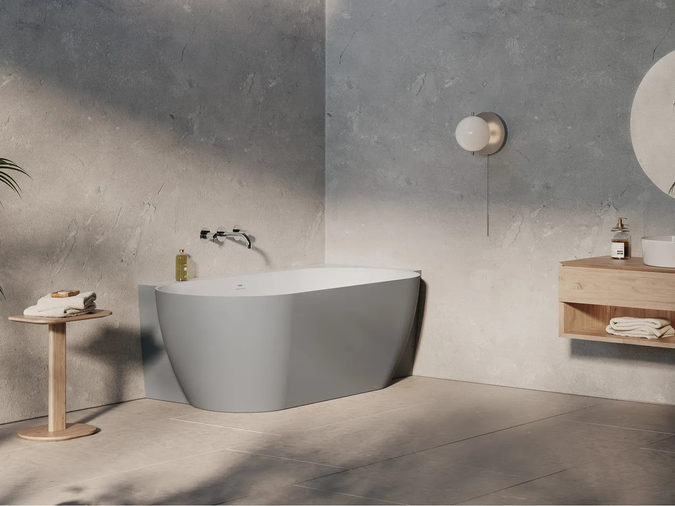 AKRÜÜLVANN RAVAK FREEDOM CORNER II TEC R 175X86CM PAREM, SMOKE GREY