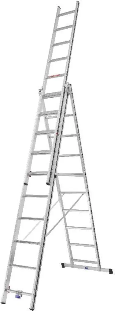 UNIVERSAALREDEL ALU-PRO 70047, 3X10 ASTET 2,88/6,52M ALUMIINIUM