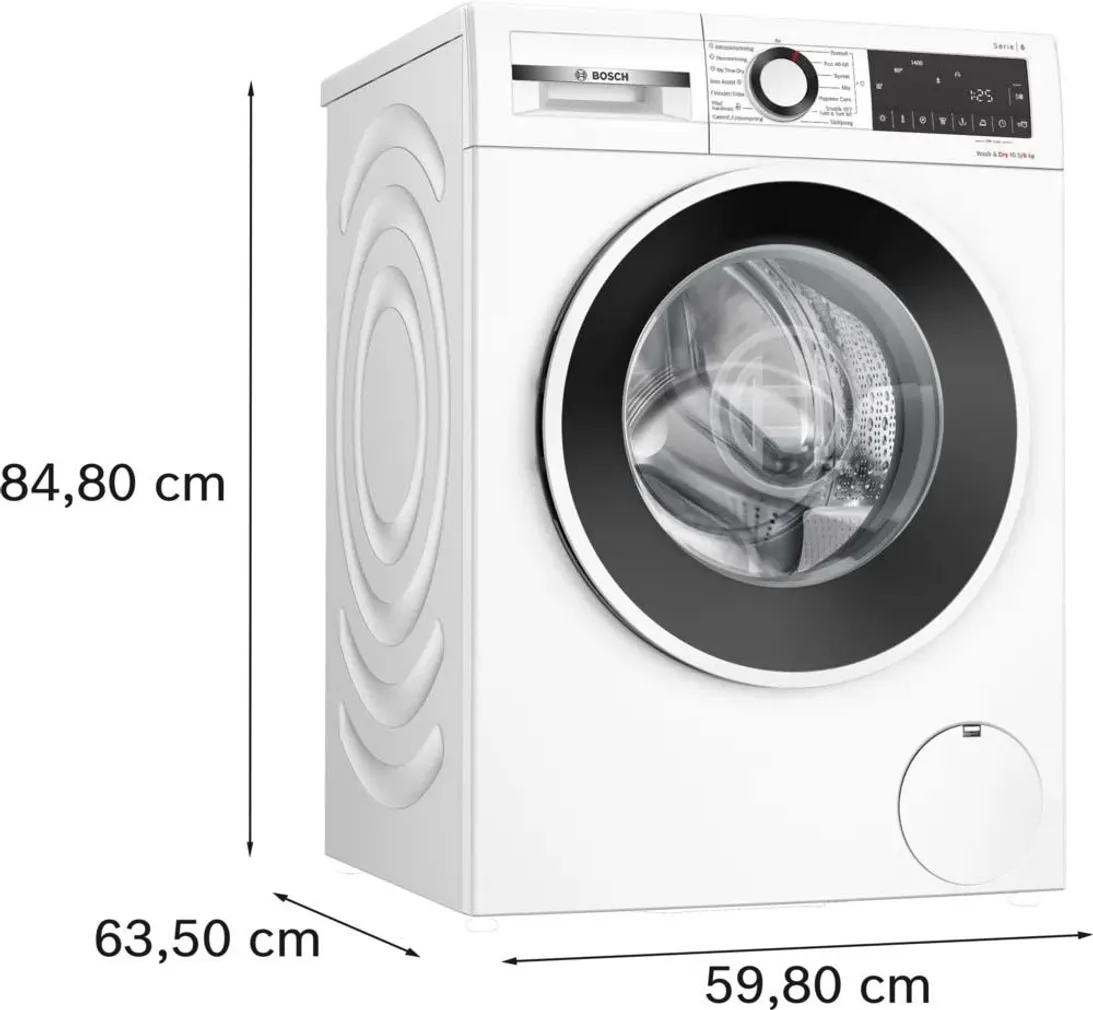 PESUMASIN-KUIVATI BOSCH WNG2540LSN 10,5KG