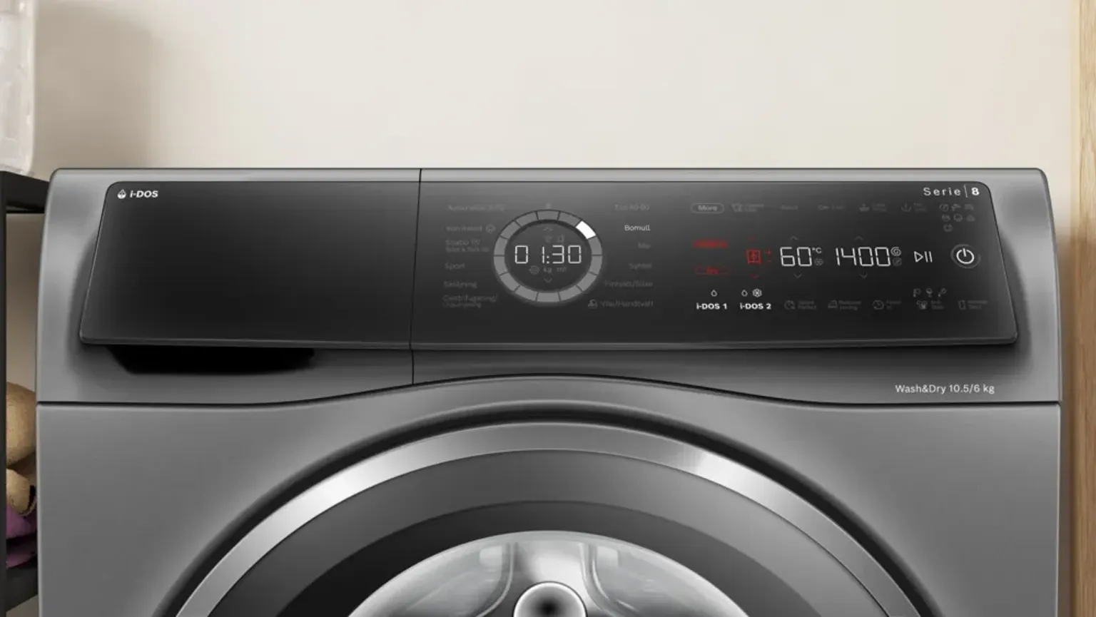 PESUMASIN-KUIVATI BOSCH WNC254ARSN 10,5KG