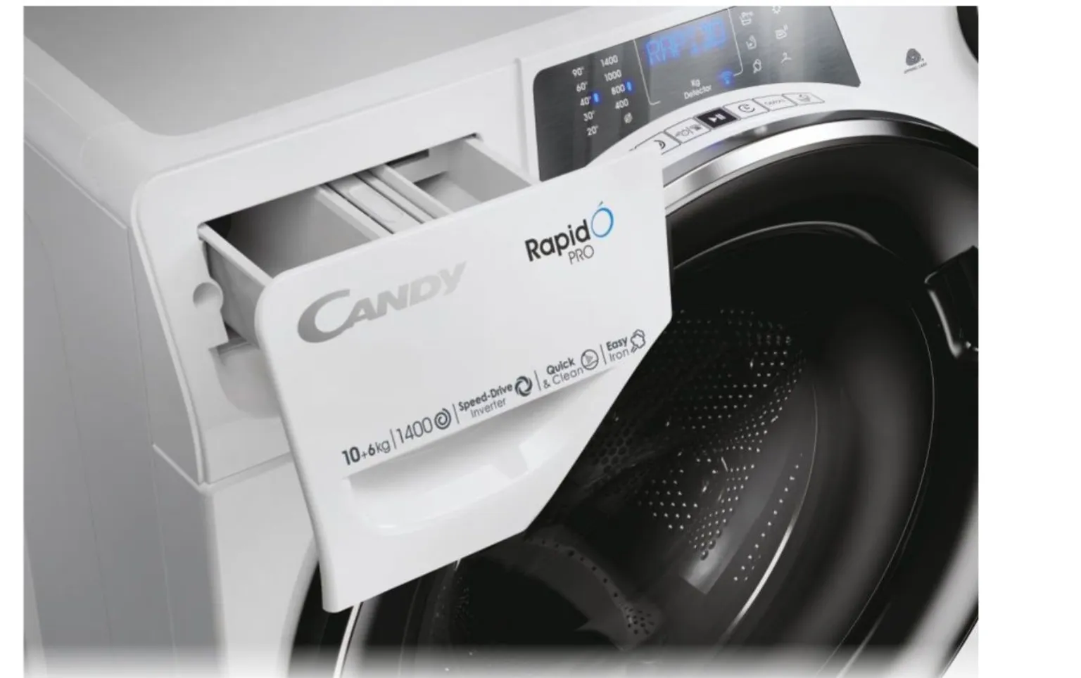 PESUMASIN-KUIVATI CANDY RPW41066BWMBC-S 10KG