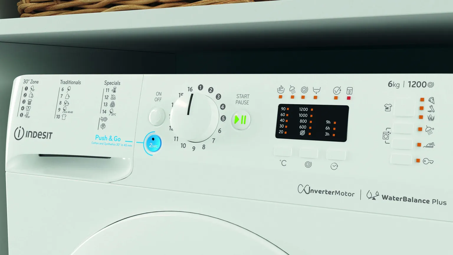PESUMASIN INDESIT EESTLAETAV BWSA 61294, 6KG