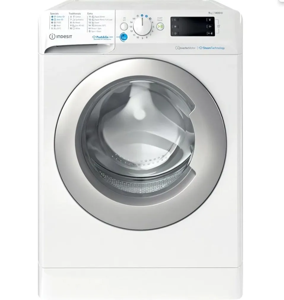 PESUMASIN INDESIT EESTLAETAV BWE 91496X, 9KG