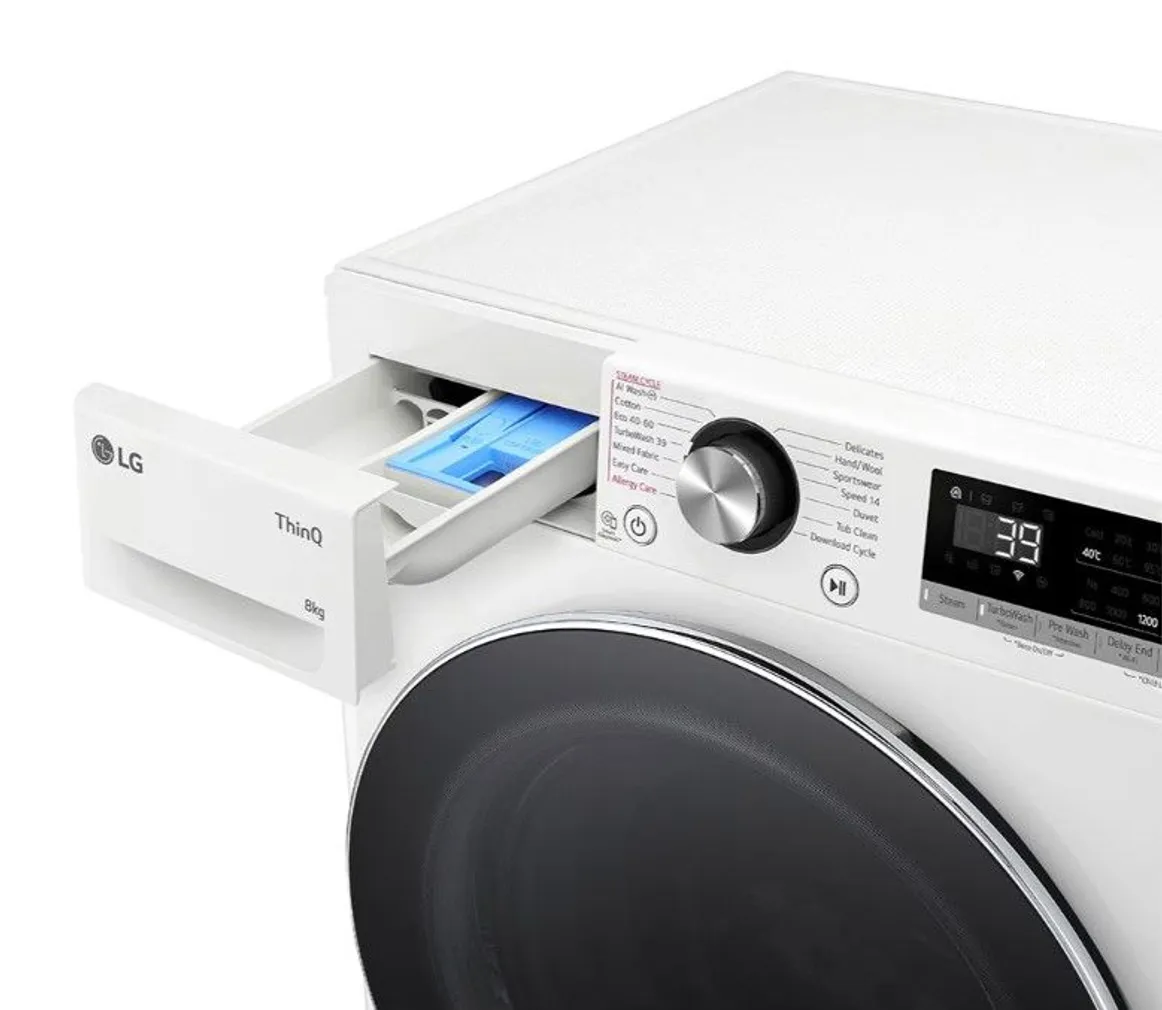 PESUMASIN LG EESTLAETAV F2WR708S3W WI-FI 8KG