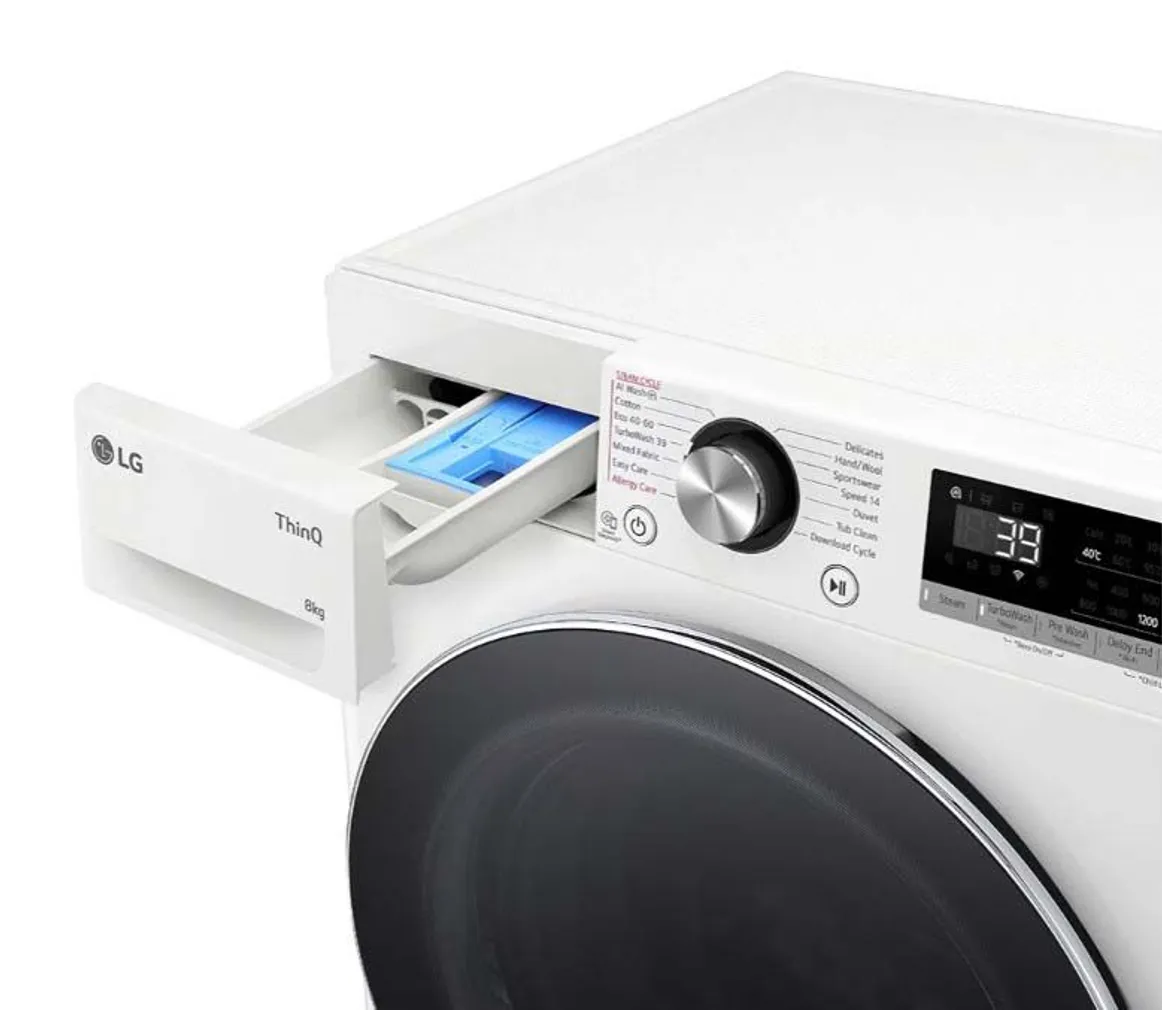 PESUMASIN LG EESTLAETAV F2WR708S3W WI-FI 8KG