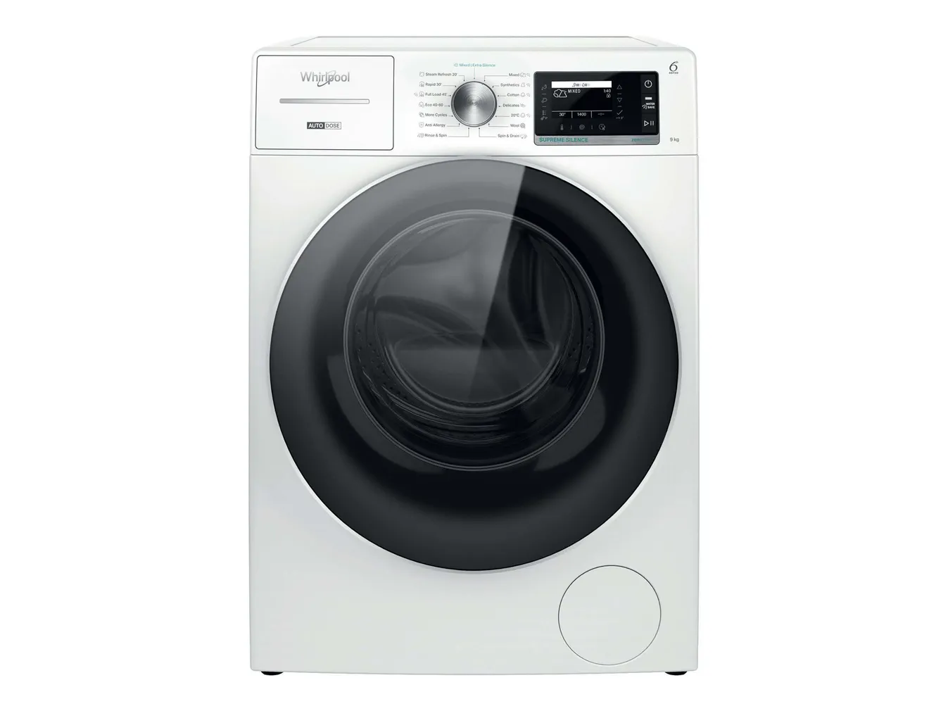 PESUMASIN WHIRLPOOL EESTLAETAV W8 99AD SILENCE 9KG
