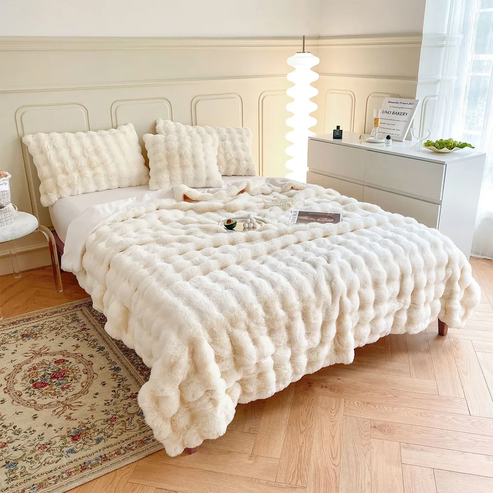 PLEED MIMOSA XL 200X230CM, VALGE