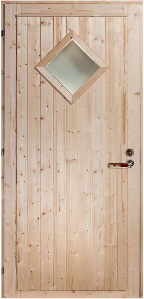 VÄLISUKS NORDIC TIMBER PRODUCTS PUIDUST KLAASIGA 8X19 VASAK