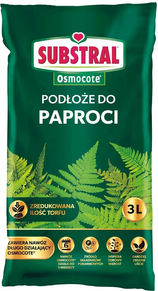 KASVUSUBSTRAAT SUBSTRAL SÕNAJALGADELE OSMOCOTE VÄETISEGA 3L