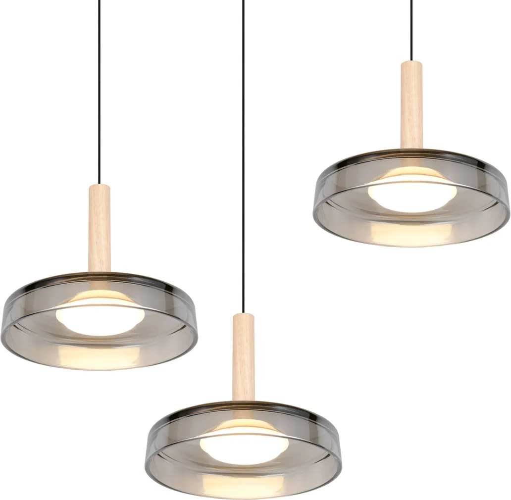 RIPPVALGUSTI CELESTE LED 3 MATT MUST KLAAS/KROOM/PUIT