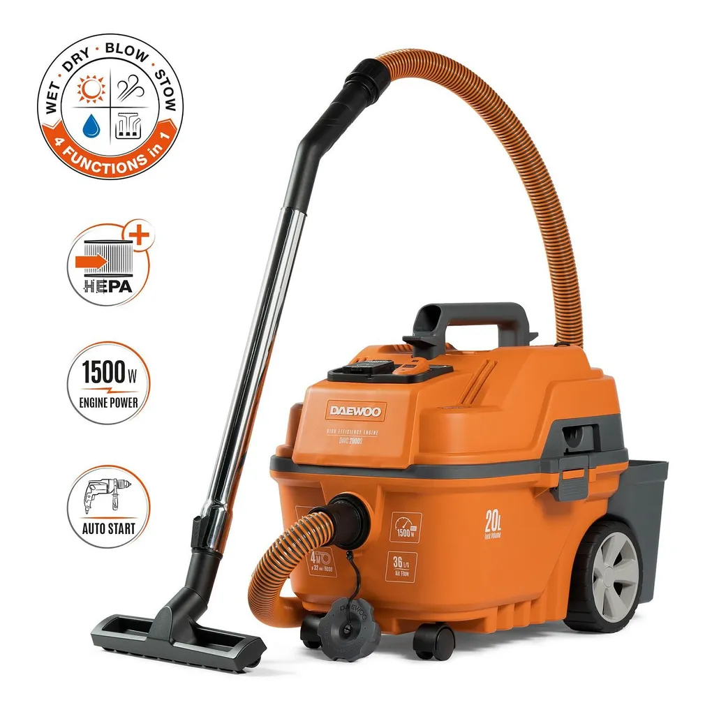 TOLMUIMEJA DAEWOO MÄRG/KUIV DAVC 2000S 1500W