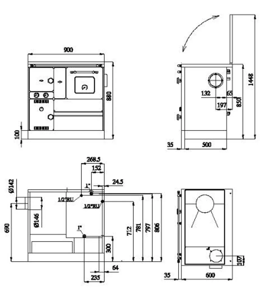 KESKKÜTTEPLIIT ALFA TERM 27 MUST PAREM 27KW