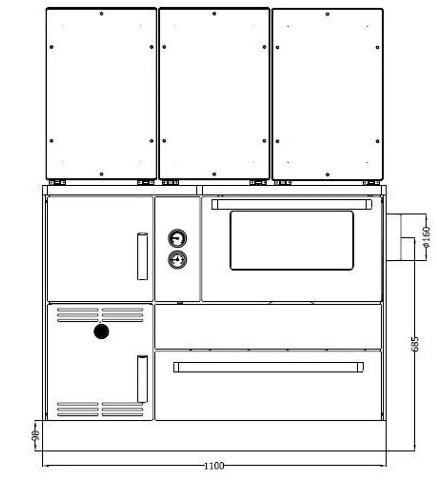 KESKKÜTTEPLIIT ALFA TERM 35 PUNANE VASAK 32KW