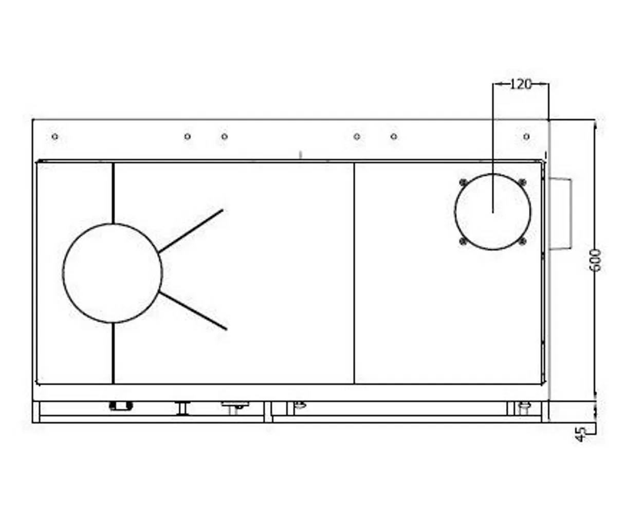 KESKKÜTTEPLIIT ALFA TERM 35 PUNANE VASAK 32KW