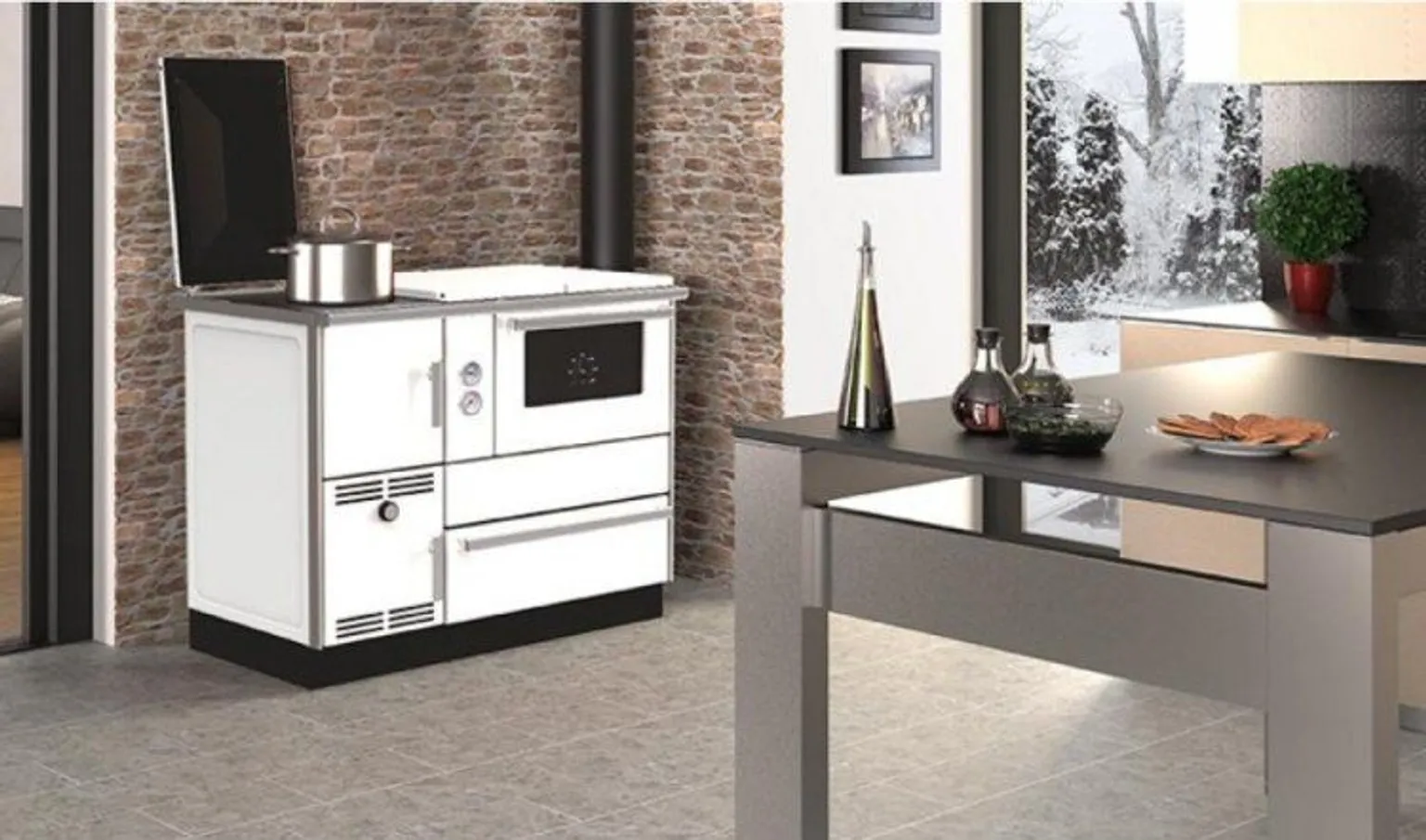 KESKKÜTTEPLIIT ALFA TERM 35 VALGE PAREM 32KW