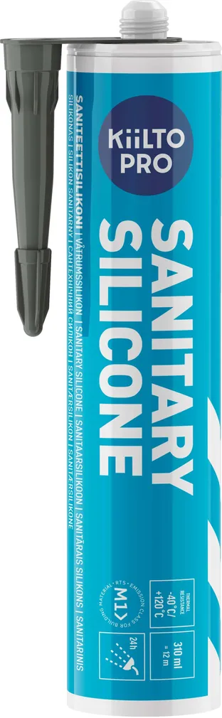 SANITAARSILIKOON KIILTO PRO 63 SMOKE GREEN 310ML