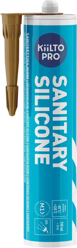 SANITAARSILIKOON KIILTO PRO 81 KHAKI BROWN 310ML