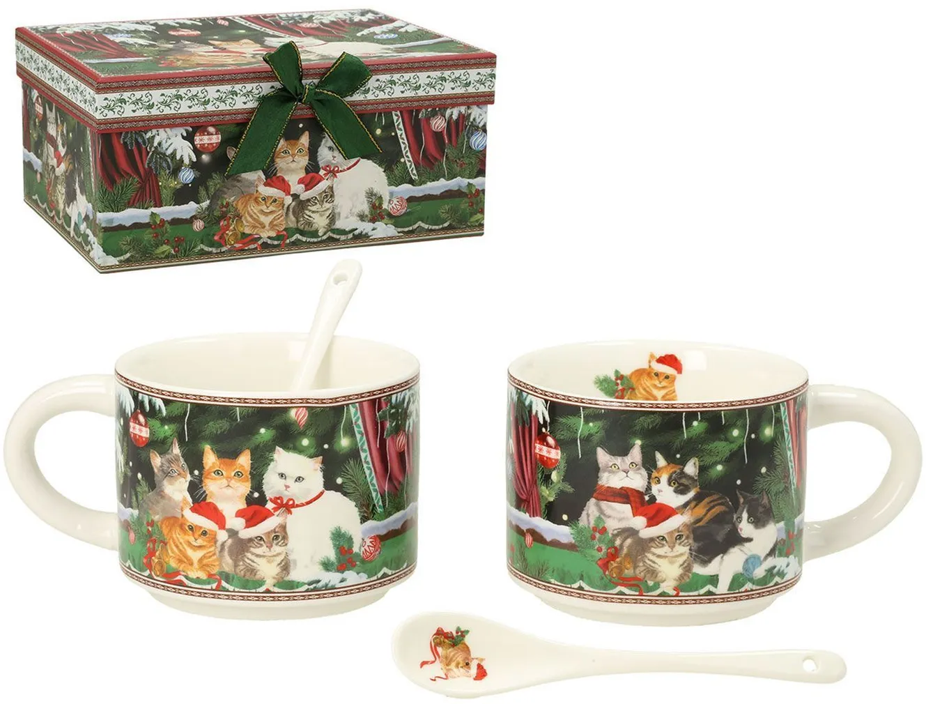 KRUUSID MIA CATS H6,8CM 280ML 2TK, KINKEKARBIS