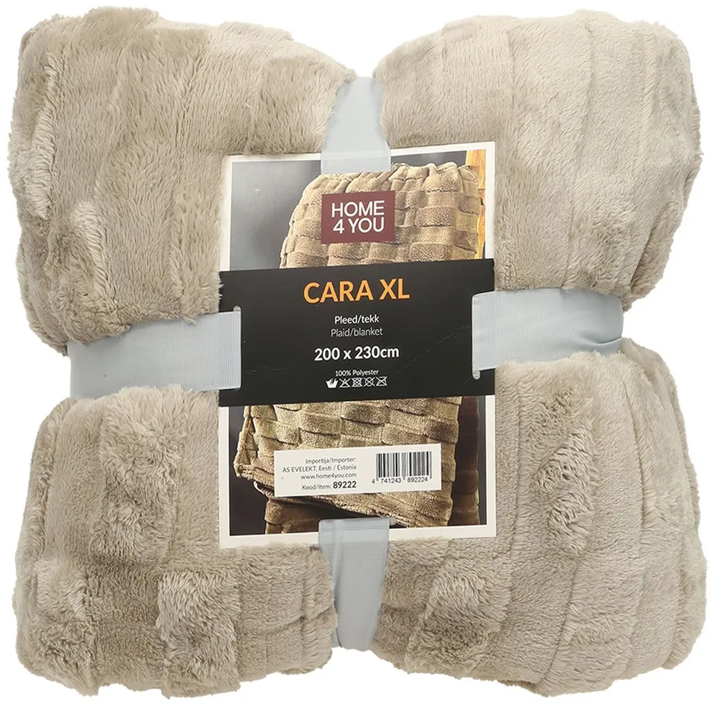 PLEED CARA XL 200X230CM, BEEŽ