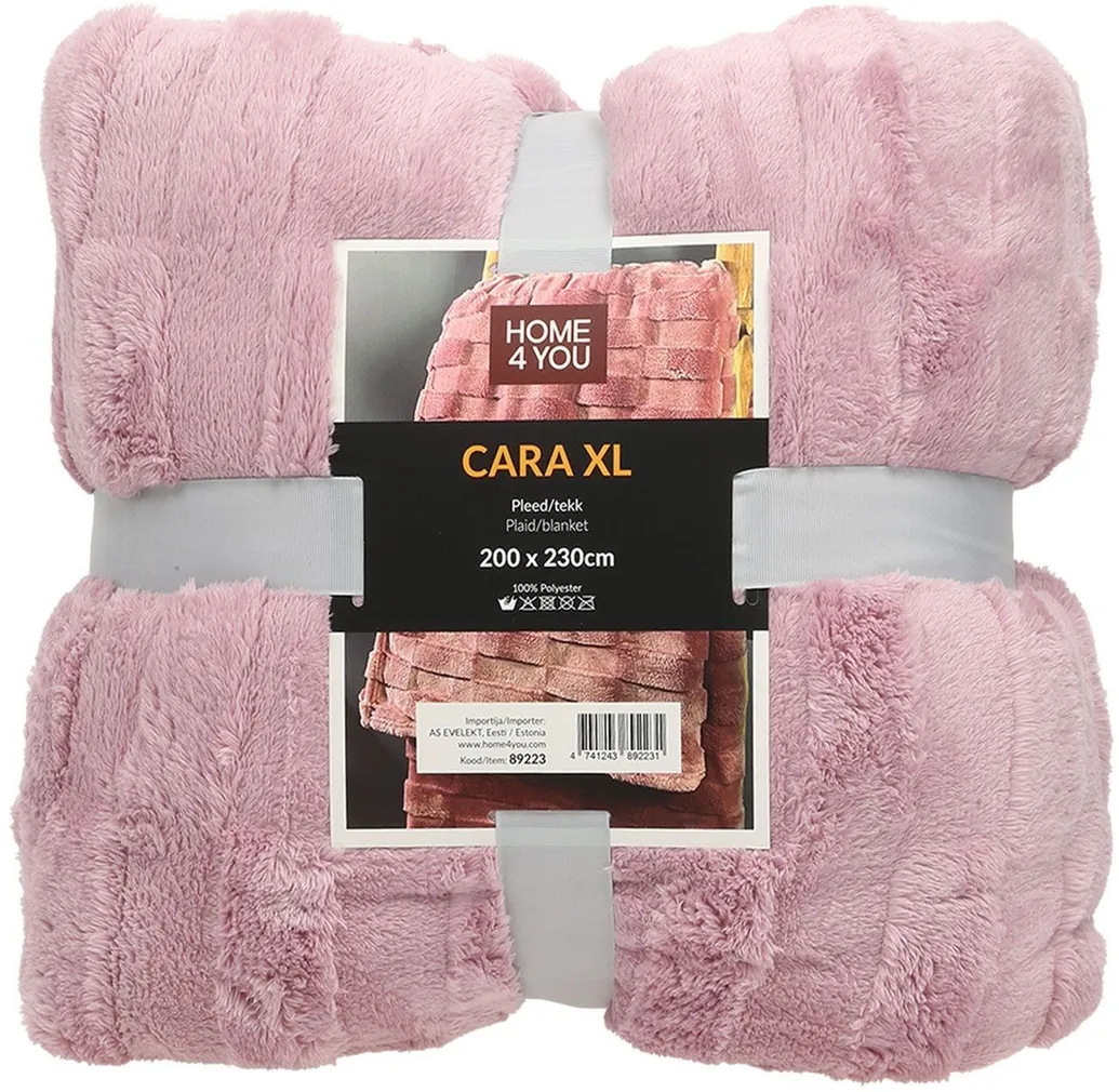 PLEED CARA XL 200X230CM, ROOSA