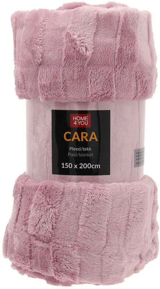 PLEED CARA 150X200CM, ROOSA
