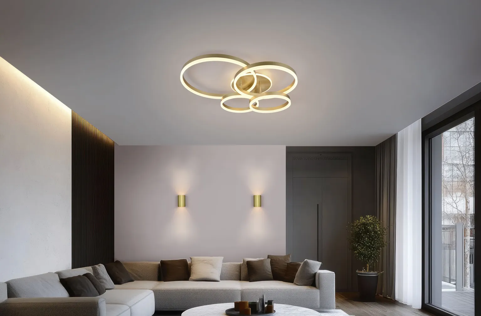 PLAFOON TRIO DRAKE LED KULDNE