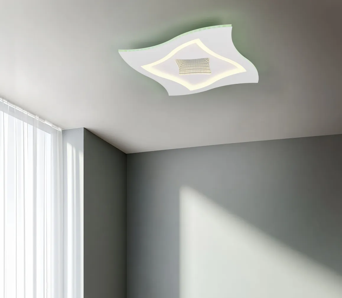 PLAFOON TRIO KLINT LED VALGE MATT RGB