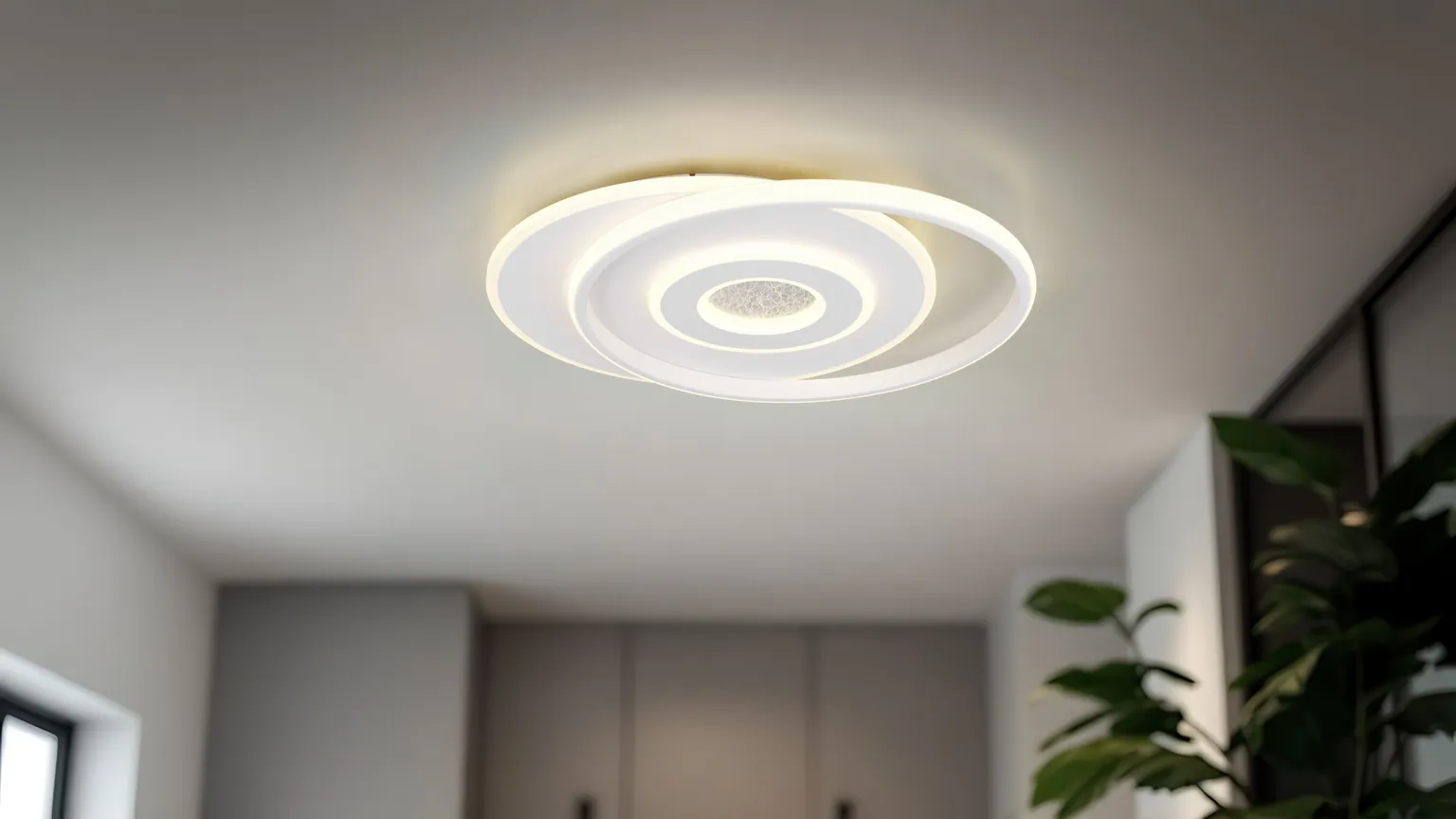 PLAFOON TRIO NAZAR LED 48CM VALGE MATT