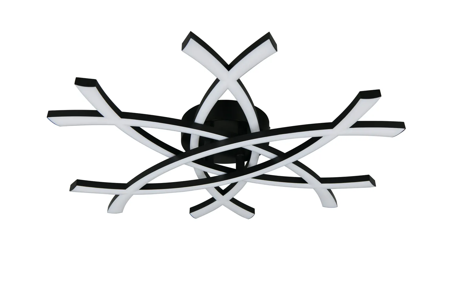 PLAFOON TRIO POLLOCK LED 62X59CM MUST MATT