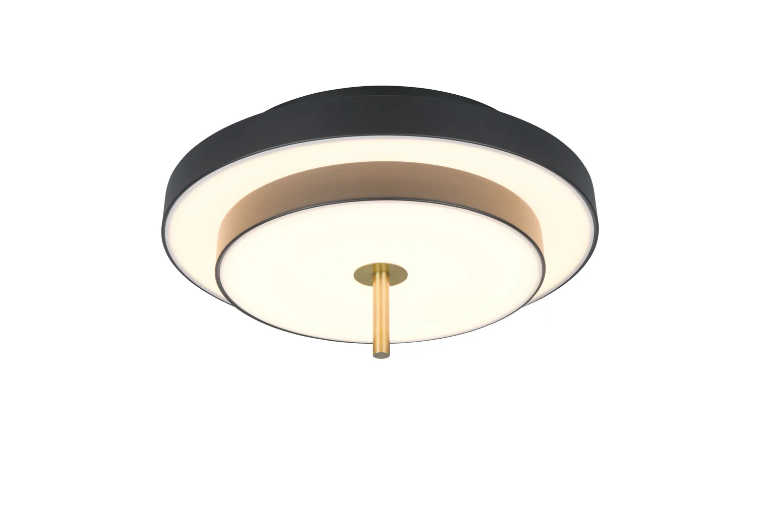 PLAFOON TRIO KEATON LED 40CM MUST MATT/MESSING