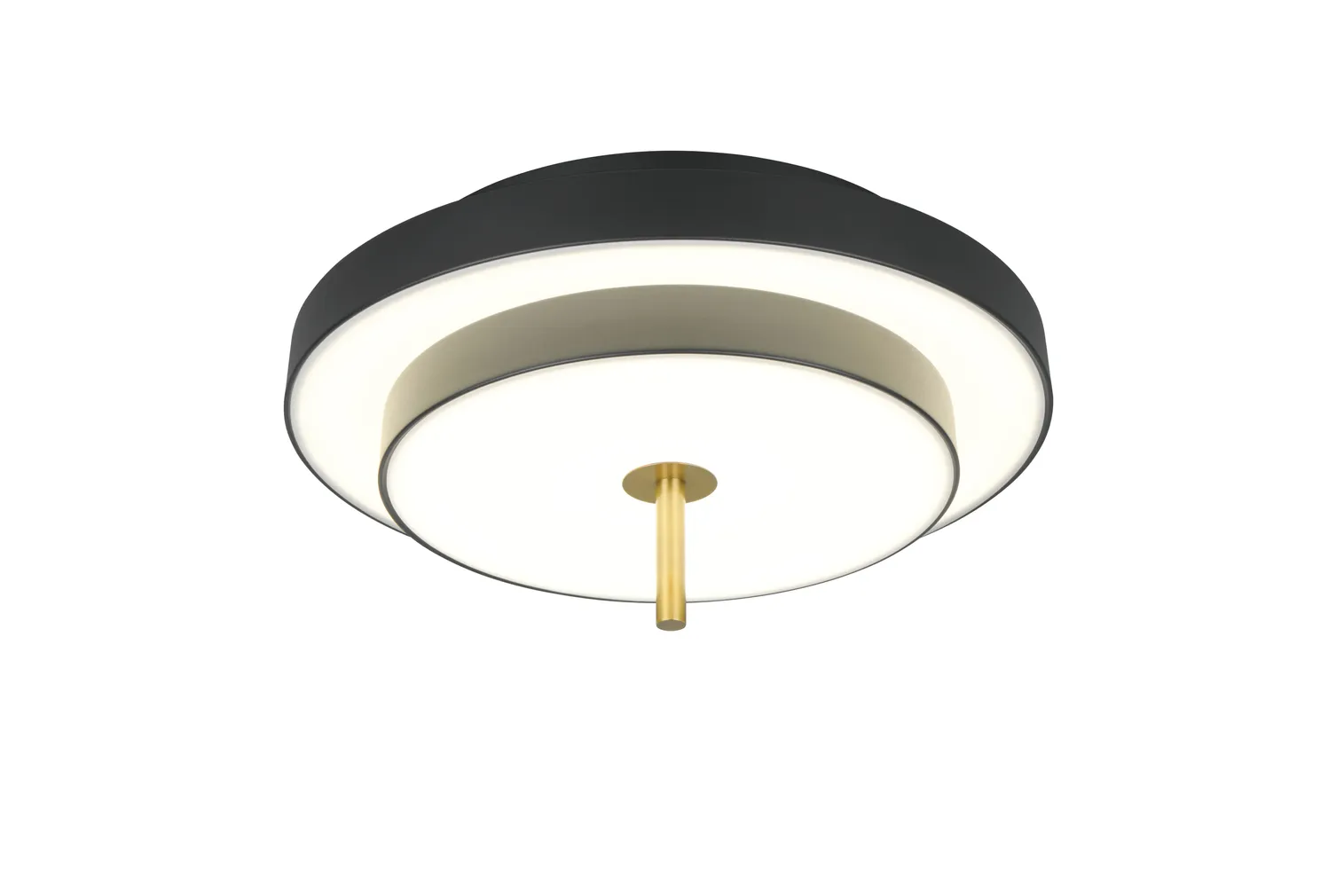 PLAFOON TRIO KEATON LED 40CM MUST MATT/MESSING