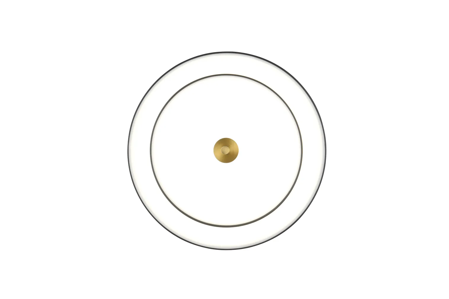 PLAFOON TRIO KEATON LED 40CM MUST MATT/MESSING