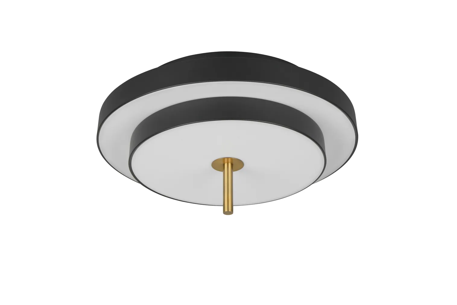 PLAFOON TRIO KEATON LED 40CM MUST MATT/MESSING