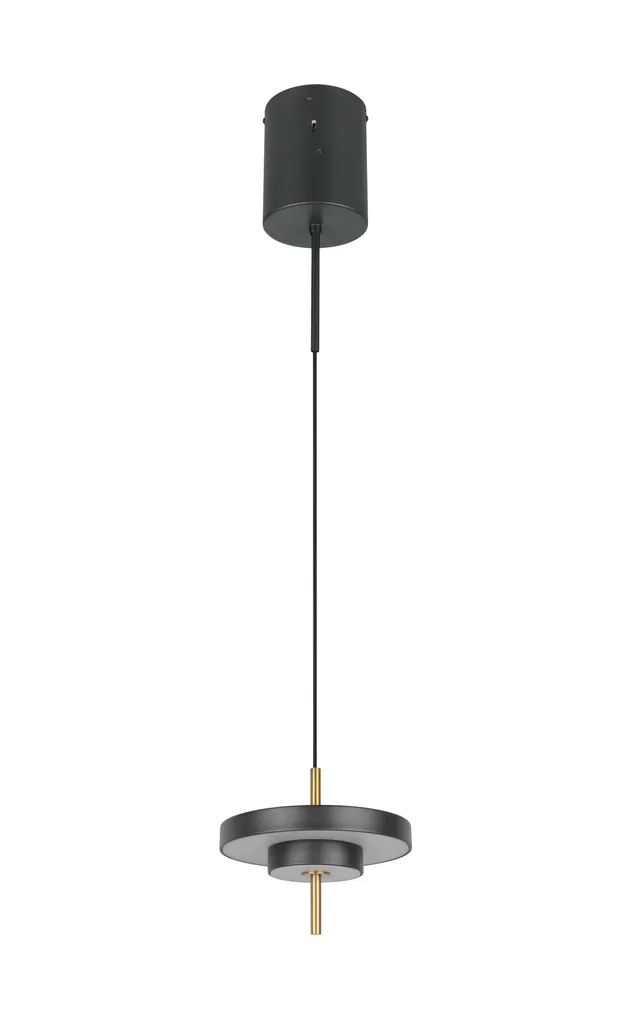 LAELAMP TRIO KEATON LED 20CM MUST MATT/MESSING