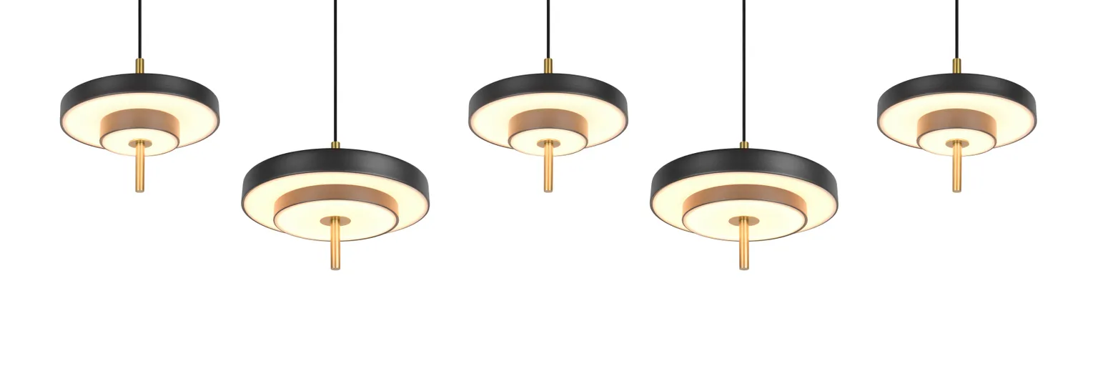 LAELAMP TRIO KEATON LED MUST MATT/MESSING