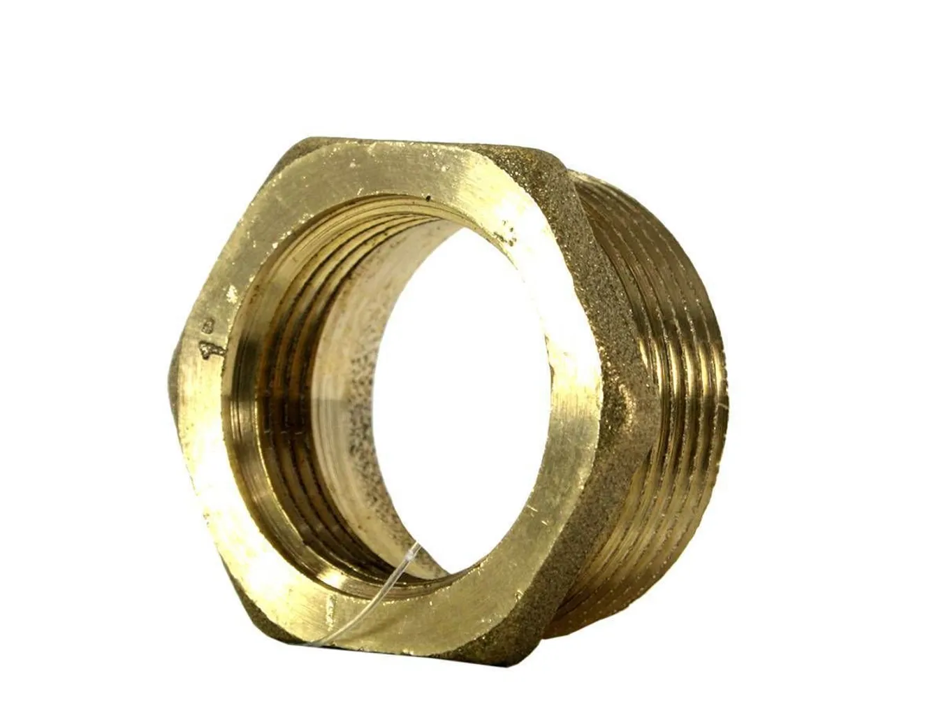 AHENEV KAKSIKNIPPEL MESSING 1"SKX1 1/4"VK