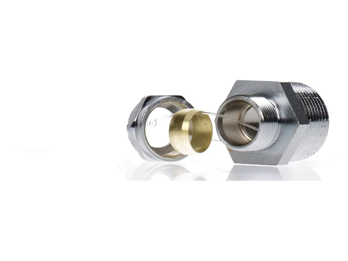 ÜLEMINEK KROOM 10X1/2"VK VASKTORULE