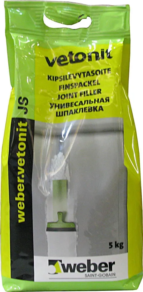 PAHTEL WEBER JS KIPSPLAADI 5KG KUIVAD RUUMID