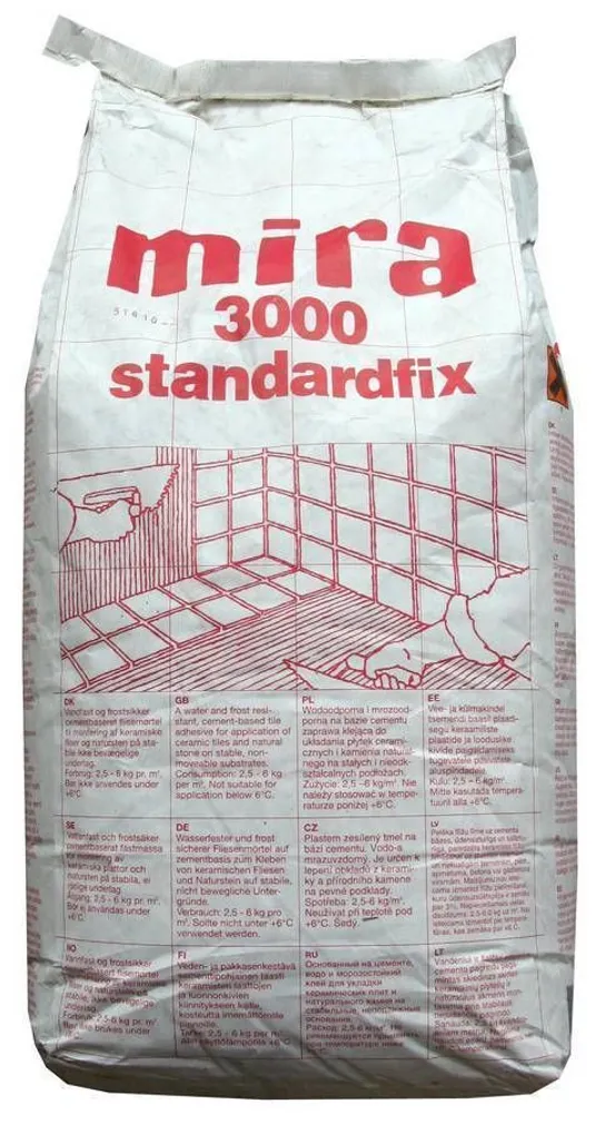 PLAATIMISSEGU MIRA 3000 STANDARDFIX 3-10 MM