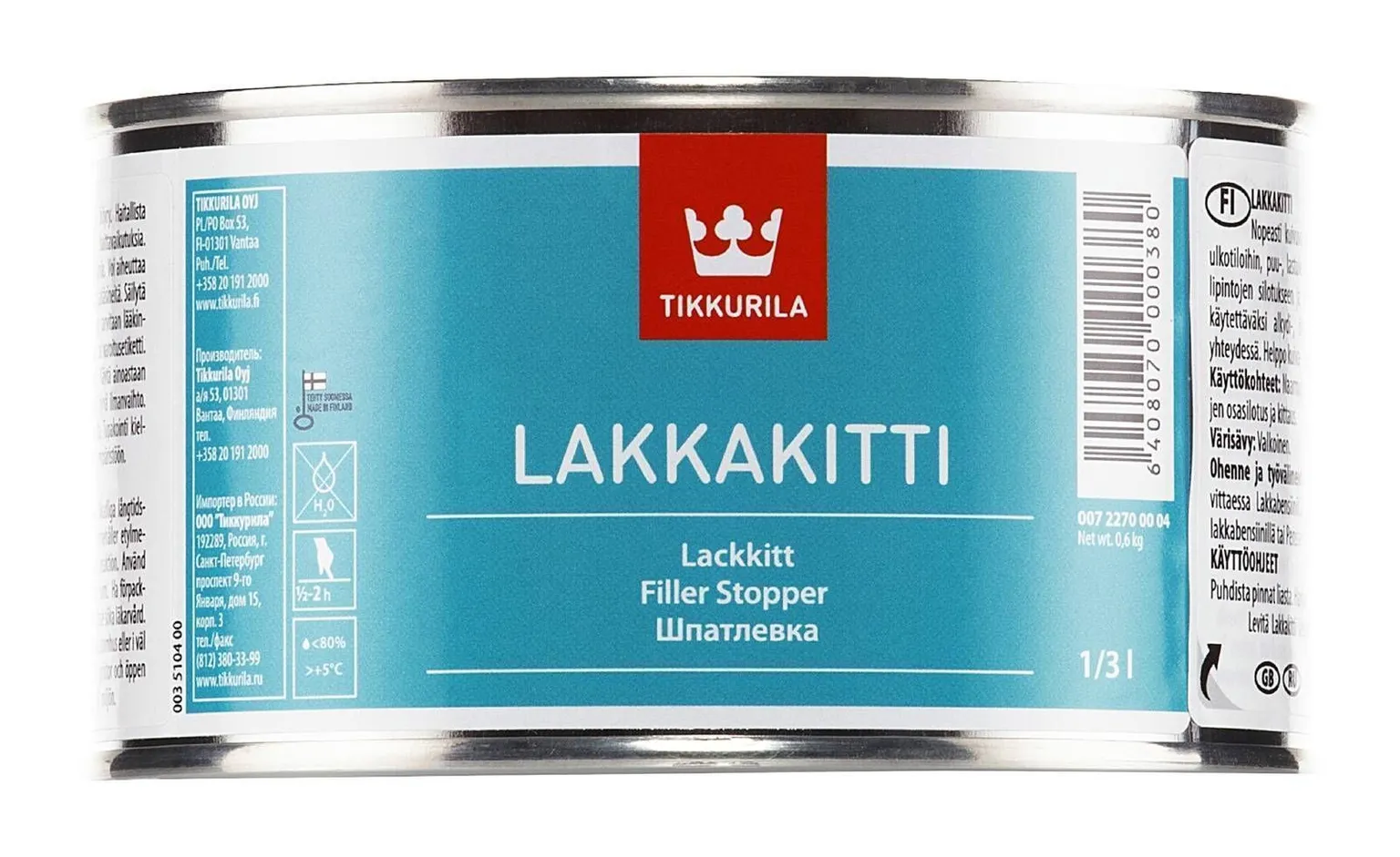 PAHTEL TIKKURILA LAKKAKITTI 0,3L