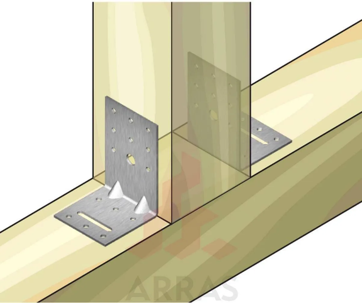 NAELUTUSNURK ARRAS 90X60X60X2,0 ZN TUGEVDUS
