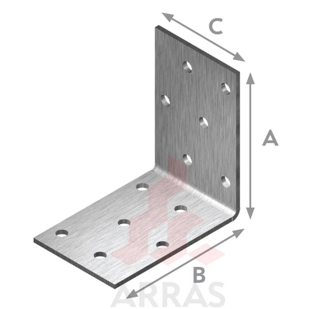 NAELUTUSNURK ARRAS 60X60X60X2,0 ZN