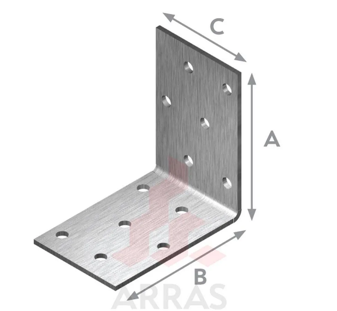 NAELUTUSNURK ARRAS 40X40X60X2,0 ZN